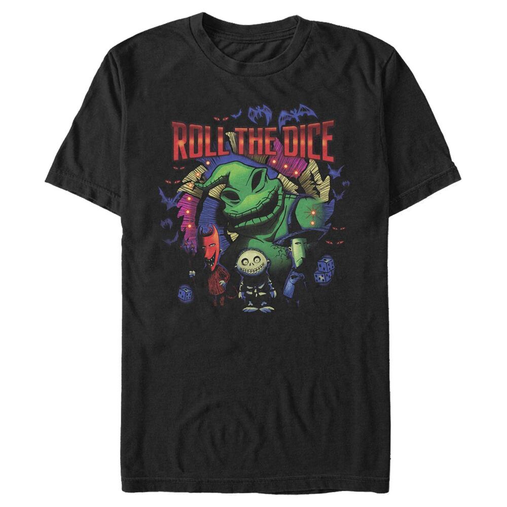 Mens The Nightmare Before Christmas Oogie Boogie Roll The Dice Tshirt
